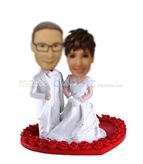 Personalized custom Classic wedding bobble heads