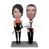 Personalized custom couple bobblehead dolls