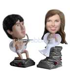 Personalized custom Cupid lover bobbleheads