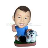 Personalized custom Cute boy bobblehead doll