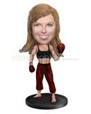 Female boxer make your own bobblehead doll
