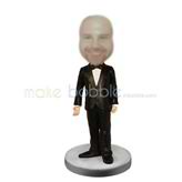 Personalized custom Gentleman bobbleheads