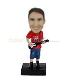 Personalized custom Guitar / Bass bobblehead doll