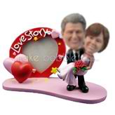 Personalized custom Happiness couple bobble head