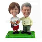 Personalized custom Happiness couple bobbleheads