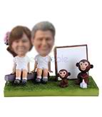 Custom lovers and Monkey bobble heads