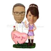 Custom lovers  bobbleheads dolls