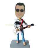 Custom guitar bobblehead