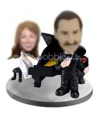 Personalized custom Piano wedding bobbleheads