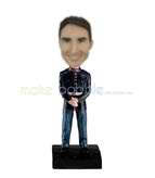 Personalized custom Splendid attire man bobbleheads