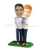 Personalized custom sweet lover bobblehead