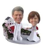 Customized  sweet wedding bobble heads