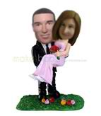 Personalized custom wedding bobble head