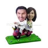 Personalized custom wedding bobble heads