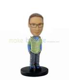 Personalized custom work man bobblehead