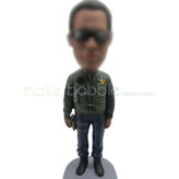 Personalized custom police doll