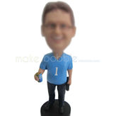 Personalized Casual Male bobblehead