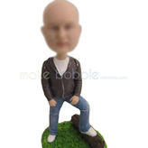 Personalized comfortable Male bobblehead dolls