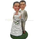 Custom sweet  wedding bobbleheads