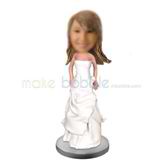 Personalized custom Bride bobbleheads