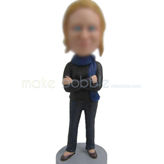 Personalized custom Casual female bobble head dolls