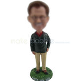 Personalized custom Casual Male bobble