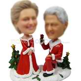 Personalized Custom Christmas Wedding bobble head