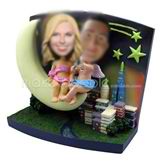 Personalized custom wedding bobble heads