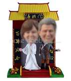 Personalized custom wedding bobblehead