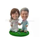 Personalized custom wedding bobbleheads