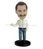 Personalized custom work man bobble heads