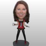 Personalized girl bobblehead