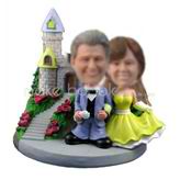 Custom wedding bobbleheads