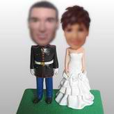 Personalized wedding bobblehead