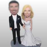 Personalized Wedding cake Topper bobblehead