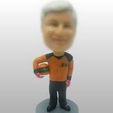 Racing driver bobblehead