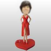 Slip Dress bobble head doll