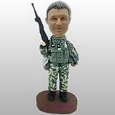 Soldier bobble head doll