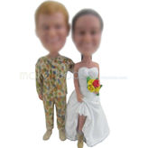 Design personalised cusotm Special wedding bobbleehad doll