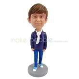 The boy is very gentle custom bobbleheads