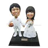 Custom wedding  bobbleheads