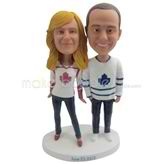 The couple dress couple clothes custom bobbleheads