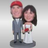 Make  golden couple bobbleheads