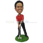 The golf man custom bobbleheads