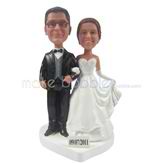 The husband and his wife custom bobbleheads