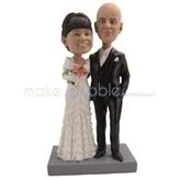 The husband and the wife custom bobbleheads