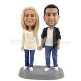 The man and his wife custom bobbleheads