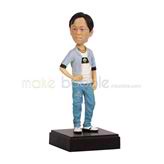 The man hands on his hips custom bobbleheads