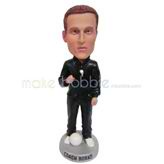 The man is a referee custom bobbleheads