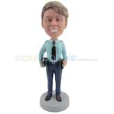 The man is a security guard custom bobbleheads